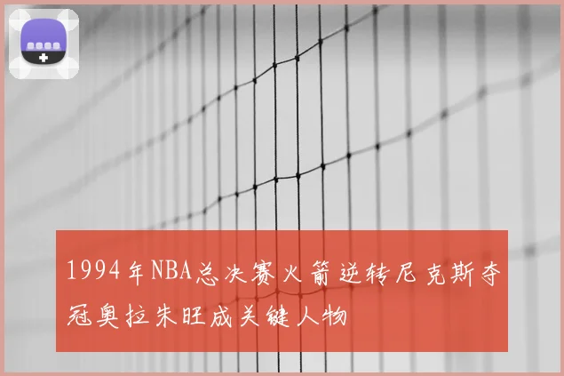 1994年NBA总决赛火箭逆转尼克斯夺冠奥拉朱旺成关键人物